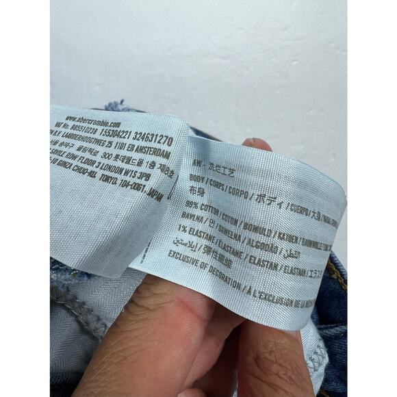 Abercrombie & Fitch The ’90s Straight Ultra High Rise Women's Jeans Size 28 (6R) - Picture 7 of 8